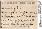Etiketten zu Topas (NHMW-MIN-Ay636)